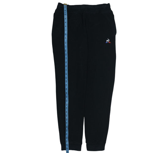 Le Coq Sportif Mens Black Jogger Trousers M Elastic Waist Sportswear