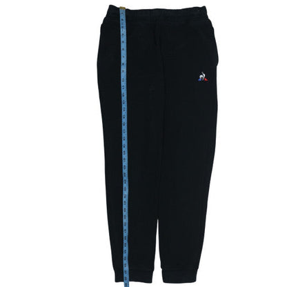 Le Coq Sportif Mens Black Jogger Trousers M Elastic Waist Sportswear