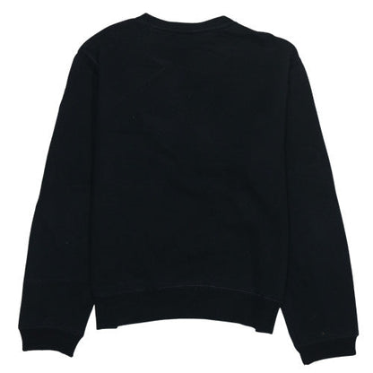 Dickies Mens Black Medium Pullover Sweatshirt Crew Neck Logo