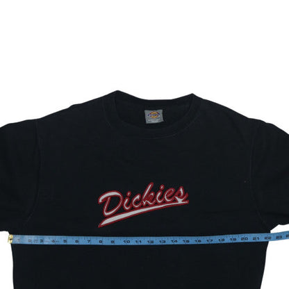 Dickies Mens Black Medium Pullover Sweatshirt Crew Neck Logo