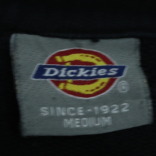 Dickies Mens Black Medium Pullover Sweatshirt Crew Neck Logo