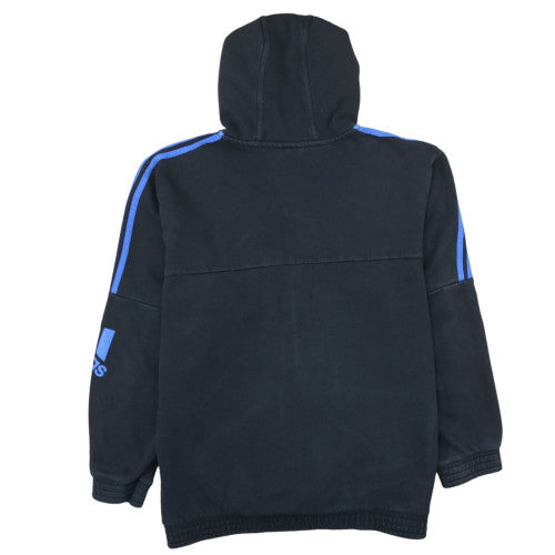 Adidas Mens Black 2XL Full Zip Fleece Hoodie Sportswear