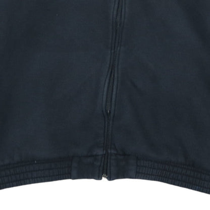 Adidas Mens Black 2XL Full Zip Fleece Hoodie Sportswear