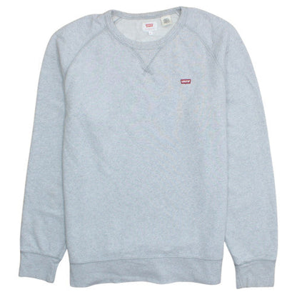 Levi's Men's Grey Crew Neck Pullover Sweatshirt Size M Regular Fit