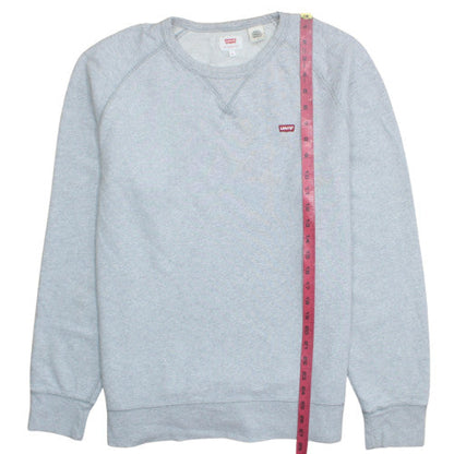 Levi's Men's Grey Crew Neck Pullover Sweatshirt Size M Regular Fit