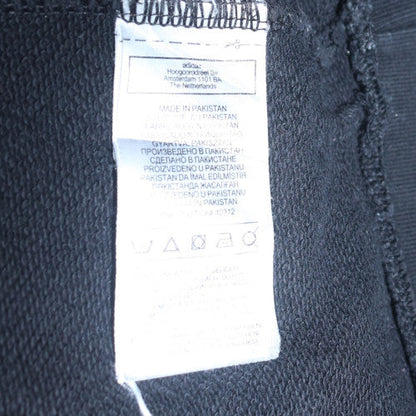 adidas Mens Black Pullover Hoodie L Regular Fit Fleece Sportswear