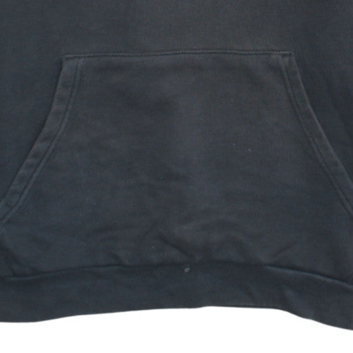 adidas Mens Black Pullover Hoodie L Regular Fit Fleece Sportswear