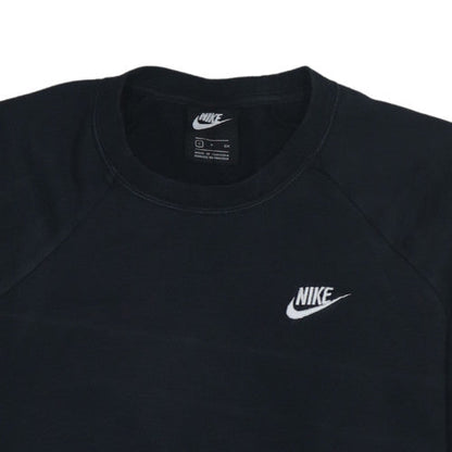 Nike Men's Black Crew Neck Pullover Sweatshirt Size S