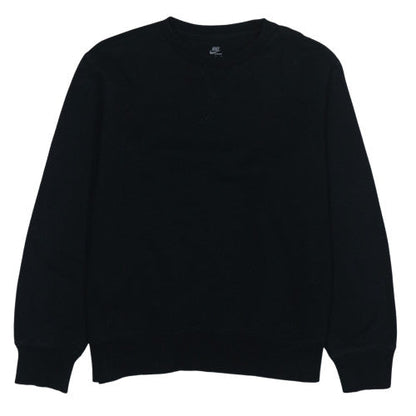 Nike Mens Black XL Crew Neck Fleece Sweatshirt Pullover
