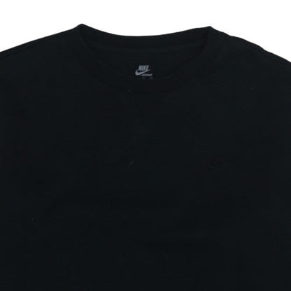 Nike Mens Black XL Crew Neck Fleece Sweatshirt Pullover