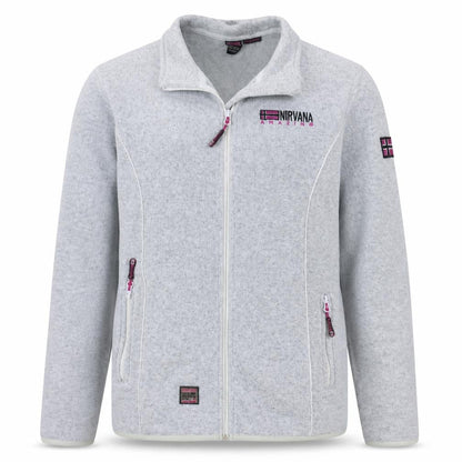 Nirvana Discovery Men's Grey Fleece Zip Jacket Size 42 Regular