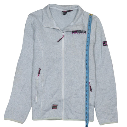 Nirvana Discovery Men's Grey Fleece Zip Jacket Size 42 Regular