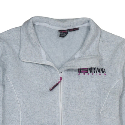Nirvana Discovery Men's Grey Fleece Zip Jacket Size 42 Regular