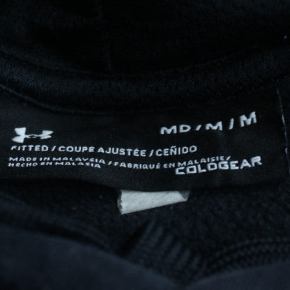 Under Armour Men's Black Medium Pullover Hoodie ColdGear Fleece