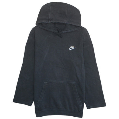 Nike Men's Black Pullover Hoodie L Fleece Logo Sportswear