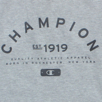Champion Unisex Grey Pink 2XL Pullover Crew Neck Sweatshirt