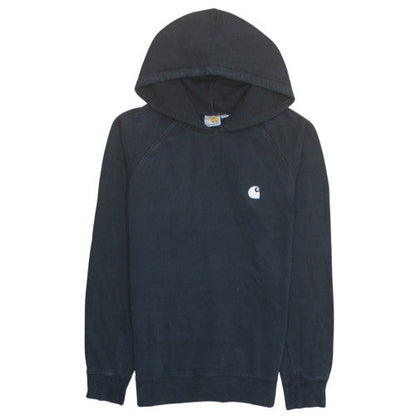 Carhartt Men's Black Small Pullover Hoodie Fleece Sweatshirt