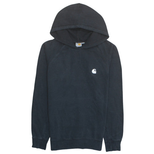 Carhartt Men's Black Small Pullover Hoodie Fleece Sweatshirt