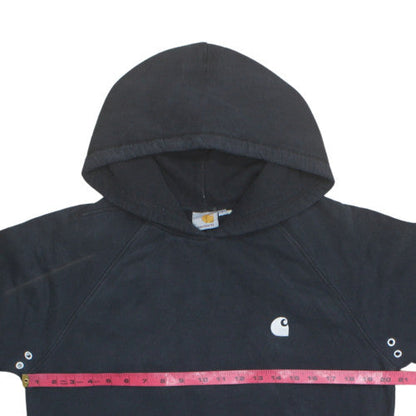 Carhartt Men's Black Small Pullover Hoodie Fleece Sweatshirt