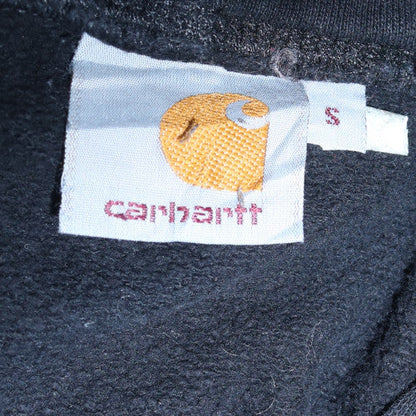 Carhartt Men's Black Small Pullover Hoodie Fleece Sweatshirt