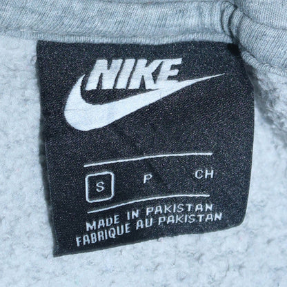 Nike Men's Grey Full Zip Hoodie S Regular Fit Sportswear