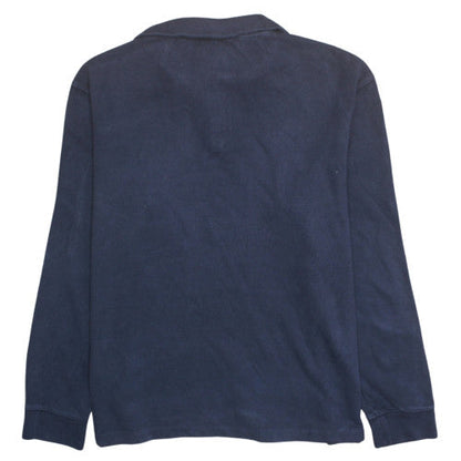 Ralph Lauren Men's Blue 1/2 Zip Cotton Sweatshirt Size L