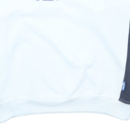 Ellesse Mens White Logo Pullover Sweatshirt Size L