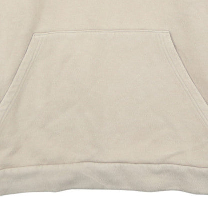 Adidas Men Beige Pullover Hoodie L Beige Fleece Sportswear