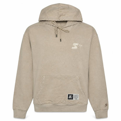 Starter Men's Beige Pullover Hoodie Medium Fleece Regular Fit