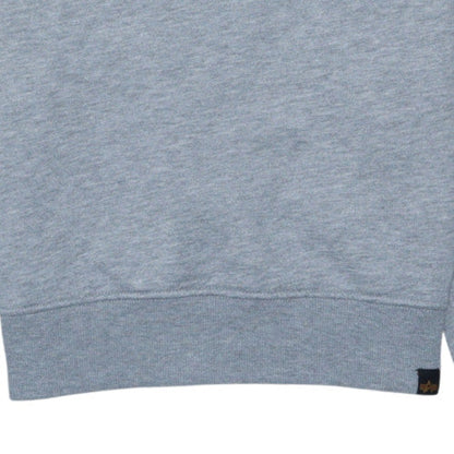 Alpha Industries Men's Grey NASA Crew Neck Sweatshirt Size S