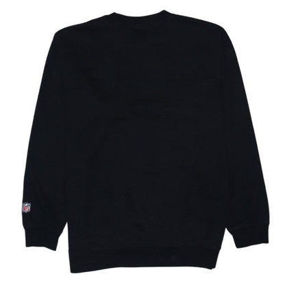 NFL Authentic Womens Black Las Vegas Raiders Graphic Pullover Sweatshirt M