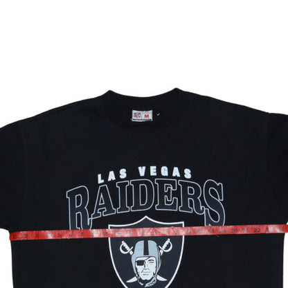 NFL Authentic Womens Black Las Vegas Raiders Graphic Pullover Sweatshirt M