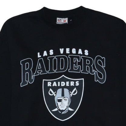 NFL Authentic Womens Black Las Vegas Raiders Graphic Pullover Sweatshirt M