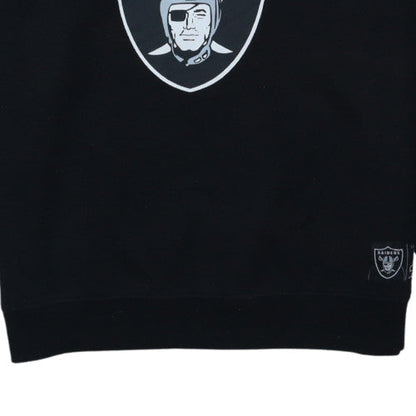 NFL Authentic Womens Black Las Vegas Raiders Graphic Pullover Sweatshirt M