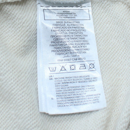 Adidas Women Beige Athletic League Crew Neck Sweatshirt Size 18