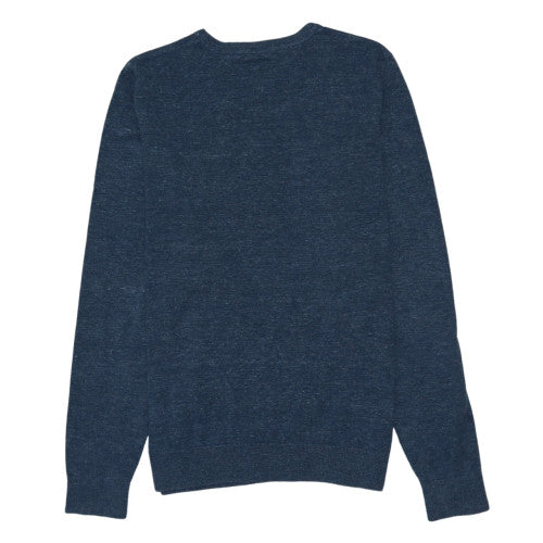 Hilfiger Denim Women Blue XXL Pullover Sweatshirt Cotton Blend Crew Neck