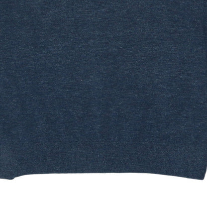 Hilfiger Denim Women Blue XXL Pullover Sweatshirt Cotton Blend Crew Neck