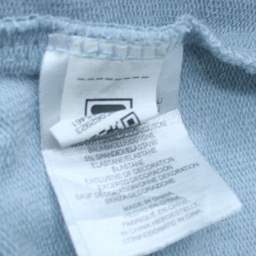 Fila Womens Light Blue Crew Neck Pullover Sweatshirt Size L