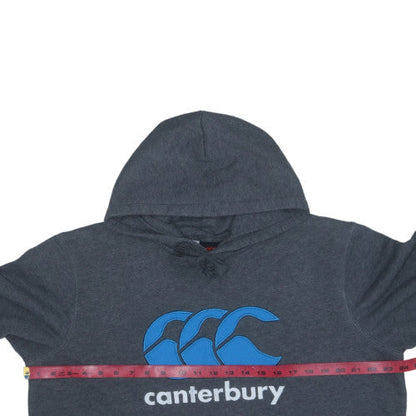 Canterbury Men’s Grey XL Pullover Hoodie with Logo Design