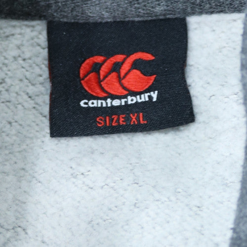 Canterbury Men’s Grey XL Pullover Hoodie with Logo Design