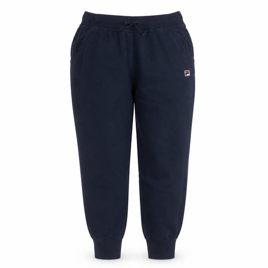 FILA Men's Blue Jogger Trousers L Regular Fit Fleece Activewear