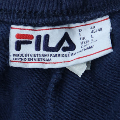 FILA Men's Blue Jogger Trousers L Regular Fit Fleece Activewear