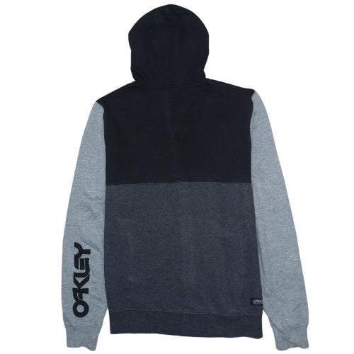 Oakley Men’s Grey Full Zip Hoodie Fleece Medium Regular Fit