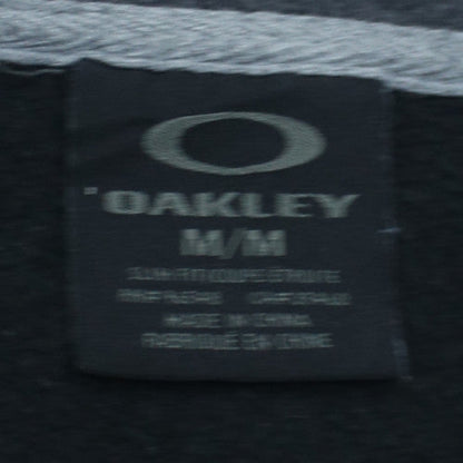 Oakley Men’s Grey Full Zip Hoodie Fleece Medium Regular Fit