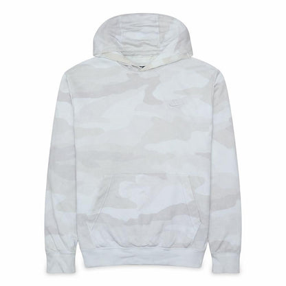 Nike Men's Beige Camouflage Pullover Hoodie M Regular Fit