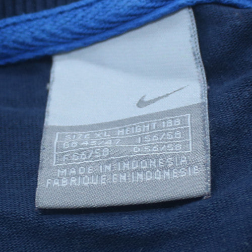 Nike Men's Navy Blue Crew Neck Sweatshirt XL Cotton Blend