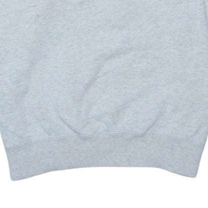 Champion Womens Grey Small Pullover Sweatshirt Logo Crew Neck