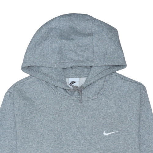 Nike Women Grey XL Pullover Hoodie with Pockets & Logo