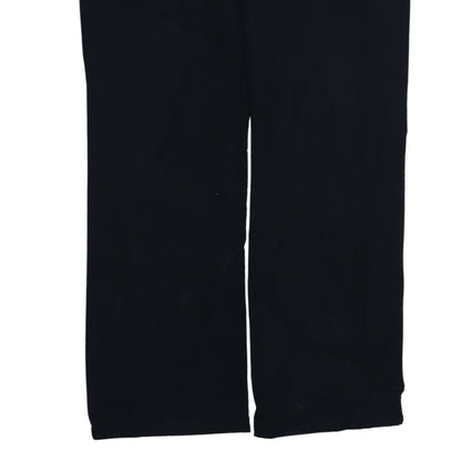 Adidas Women Black Size 12 Track Pants Straight Leg Sports Trousers