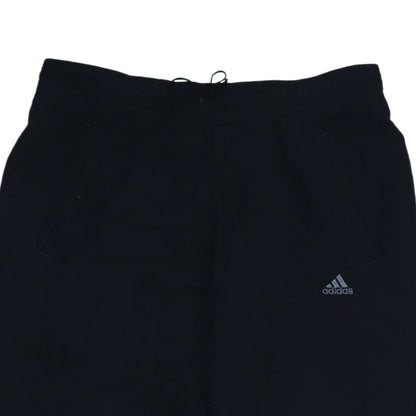 Adidas Women Black Size 12 Track Pants Straight Leg Sports Trousers
